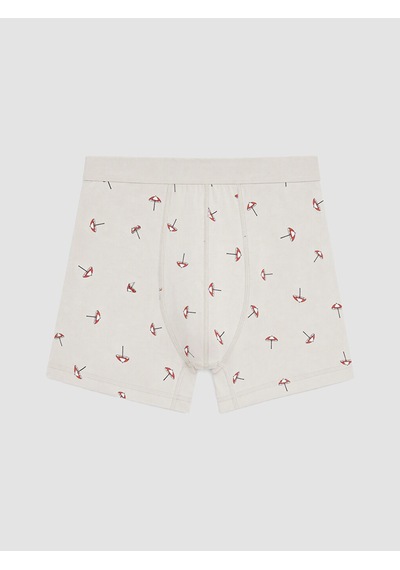 LC Waikiki Lc Waıkıkı Gri Pamuklu Esnek Erkek Boxer 3'lü Paket