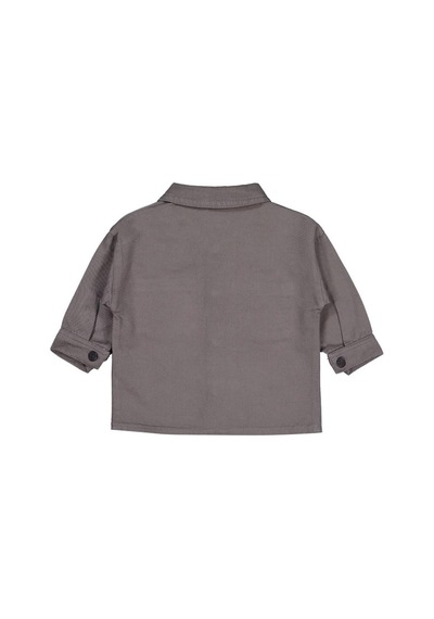Civil Baby Oscar Jacket 6-18 Ay Gömlek - Gri 12-18 Ay Füme
