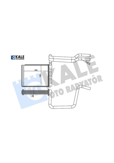 Kalorıfer Radyatoru Focus Iıı 11 18 Tourneo Connect 1.5-1.6 Tdci 14 Kale Radyatör Bv6n18b539aa/ 5166610