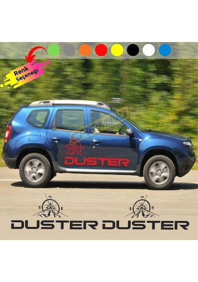 Dacia Duster Pusula Off Road Oto Sticker Set
