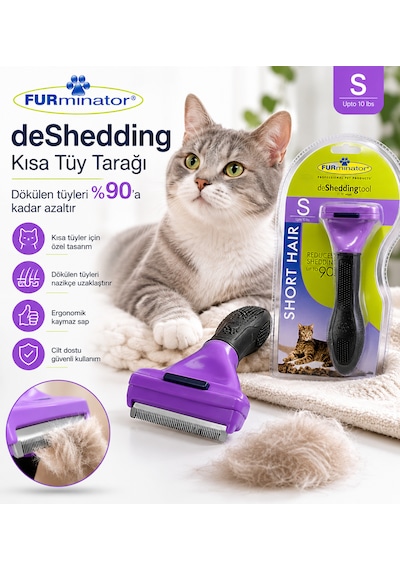Furminator Small Kedi Tarağı