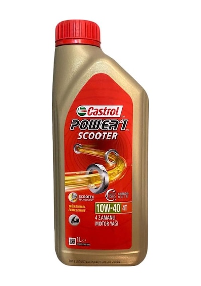 Castrol Scooter Power 1 4t 10w40 Yağ 1lt