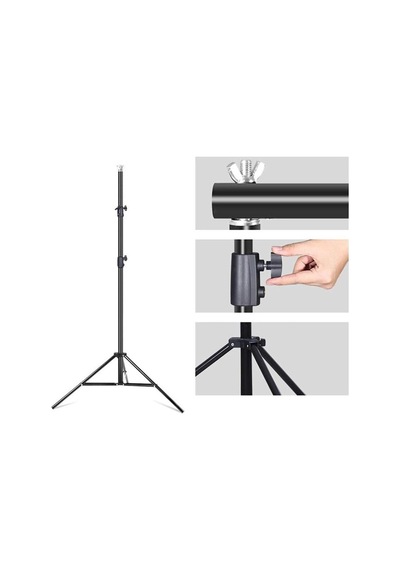 Cazipshop 2x3m Fon Standı Background Fon Perde Için Stand