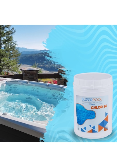 SPP Superpool Superchlor 56 Toz Klor 56 GR 1 KG Premium Havuz Kimyasalı SPP Superpool Superchlor 56 Toz Klor 56 GR 1 KG Premium Havuz Kimyasalı