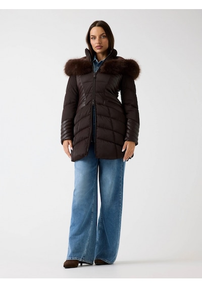 Guess New Oxana Kadın Kahverengi Mont W4bl61wglz0-g1eb Kahverengi