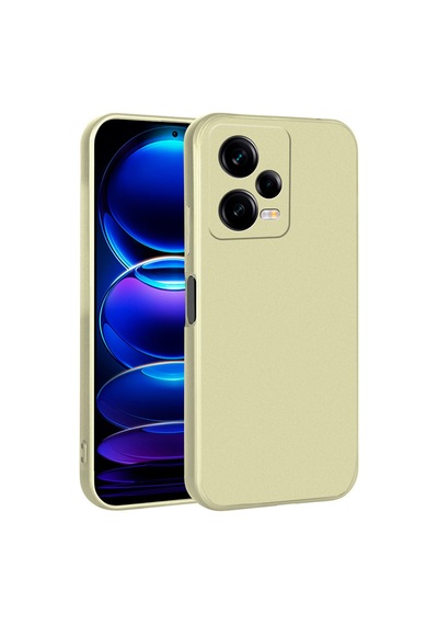 Zore Redmi Note 12 Pro 5g Kılıf Nvth Premier Silikon Kapak - Gold