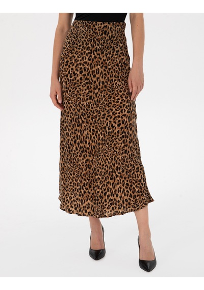 Pierre Cardin Kadın Camel Etek Dokuma 50313694-vr015 CAMEL