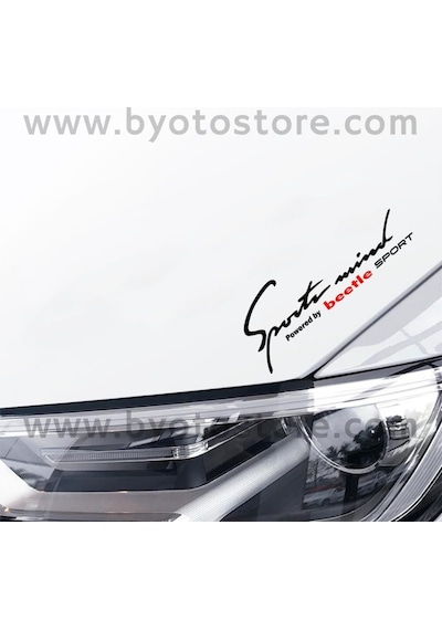Volkswagen Beetle Için Sports Mind Oto Sticker