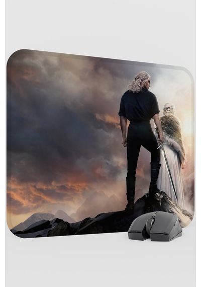 The Witcher V4 48x40 Xl Gaming Kauçuk Kaymaz Taban Mouse Pad Fare Altlığı