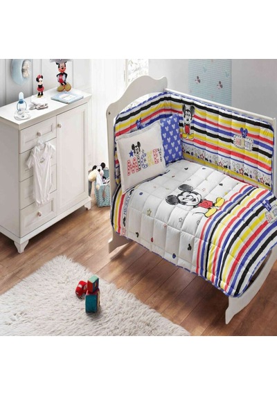 Taç Lisanslı Mickey Bebek Uyku Seti