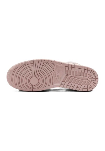 Nike Air Jordan 1 Low Leather Sneaker Unisex Hakiki Deri Günlük Spor Ayakkabı Beyaz Pembe Pembe