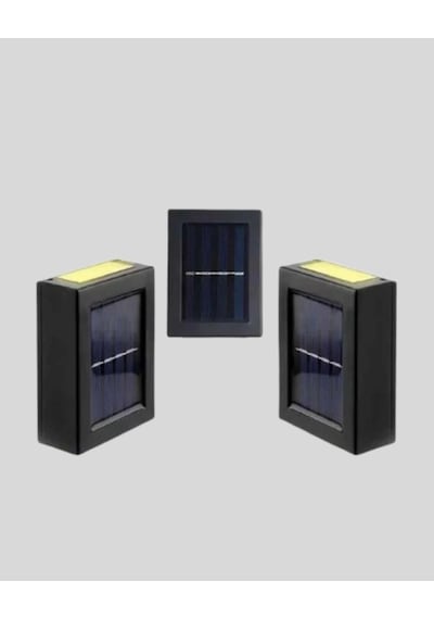 Solar Güçlü 6 Led Dış Mekan Lambası - Otomatik Aç/kapa Işık Sensörlü Aydınlatma Çok Renkli
