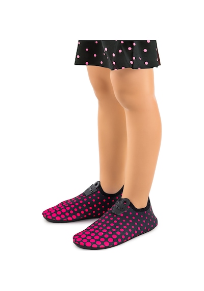 Kiko Kids Point Havuz Plaj Kız Çocuk Deniz Ayakkabısı 7514 Siyah - Fuşya Siyah - Fuşya