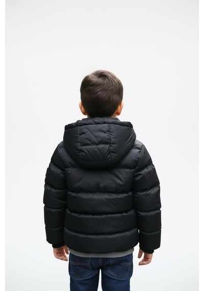 Benitto Kids Erkek Bebek Şişme Mont 51374 Siyah