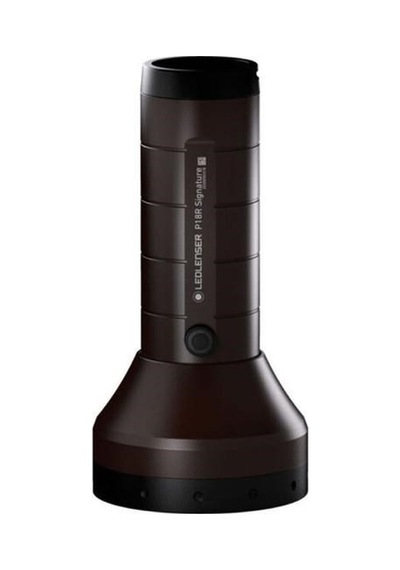 Ledlenser Signature Şarj Edilebilir El Feneri Unisex Siyah Fener - Siyah Gri - Turuncu