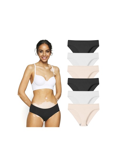 Likralı 6'lı Kutu Premium Slip Külot Laura G-006 C Resimdeki Renk