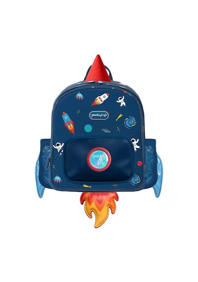 Packnjoy - Çocuk Sırt Çantası Small 2-4 Yaş - Star Explorer Lacivert