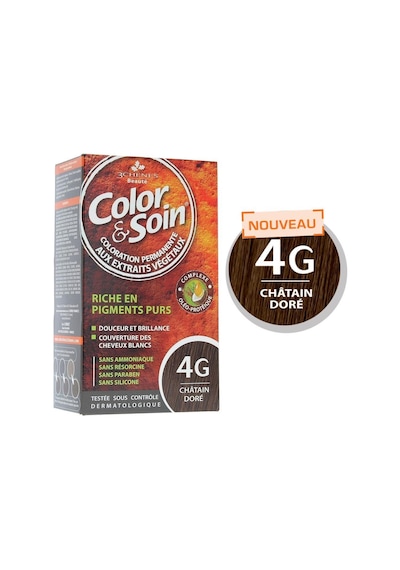 Color Soin Saç Boyası 4G - Golden Chestnut