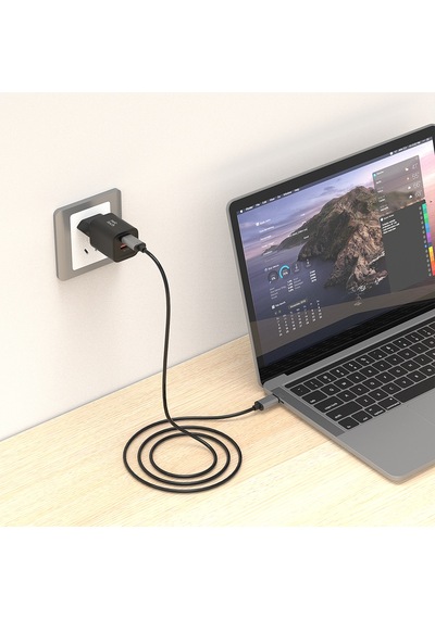 Nettech ANT-HCH07 2 Çıkışlı 33 W Gan PD+QC Şarj Aleti