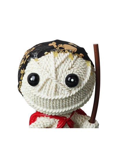 Örgü Tasarımlı Polyester Ninja Voodoo Biblo Savaşçı Figür Dekoratif Obje Genç Odası Hediyelik 18 Cm