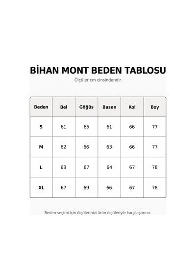 Bihan Store Erkek Dik Yaka Fermuarlı Mevsimlik Mont Staf 07-taş