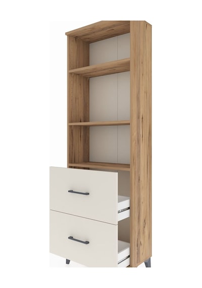 Arges Dolap 3 Raflı 2 Çekmeceli 60x30x182 Çam-aytaşı Çam