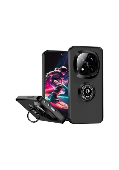 Xiaomi Redmi Note 14 Pro 4g Kılıf Montreal Yüzüklü Silikon Kapak