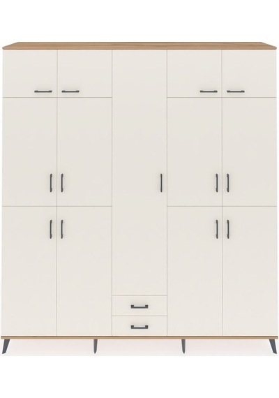 Hyperion Dolap 10 Raflı 2 Çekmeceli 4 Askılı 220x44x243 Çam-aytaşı/aytaşı Aytası/aytası Hyperion Dolap 10 Raflı 2 Çekmeceli 4 Askılı 220x44x243 Çam-aytaşı/aytaşı Aytası/aytası