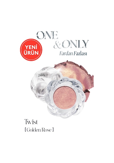 Yansımalı Krem Dokulu Çok Amaçlı Tekli Far Muzıgae Mansıon One&only Shadow Twist Golden Rose 05094371