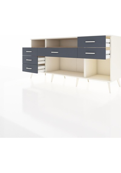 Hyperion Konsol 2 Raflı 6 Çekmeceli 176x44x83 Aytaşı-çam/antrasit Çam/antrasit Hyperion Konsol 2 Raflı 6 Çekmeceli 176x44x83 Aytaşı-çam/antrasit Çam/antrasit