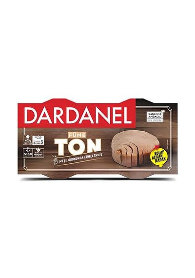 Dardanel Ayçiçek Yağlı Füme Ton Balığı 2 x 140 G