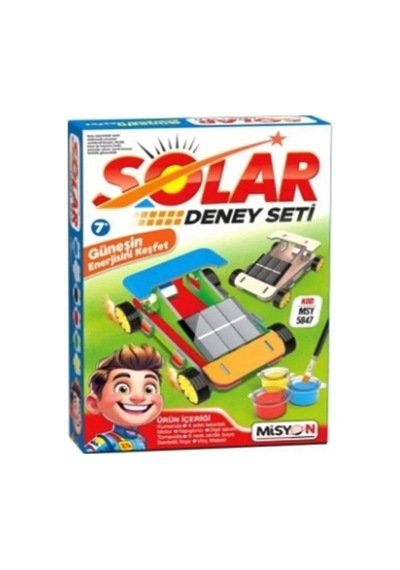 Misyon Solar Araba Deney Araba Modeli Seti