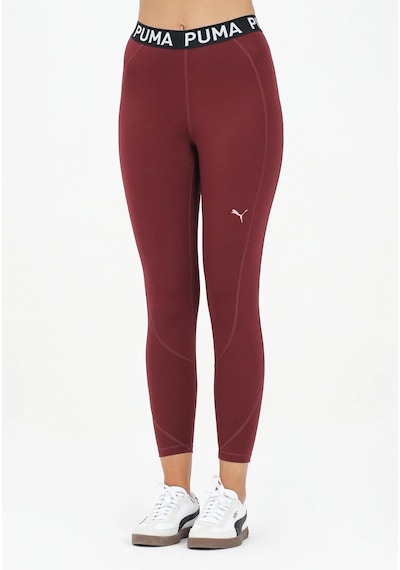 Puma W Puma Strong Tıght- Hw Fl Kadın Antrenman Taytı 52600096 Bordo