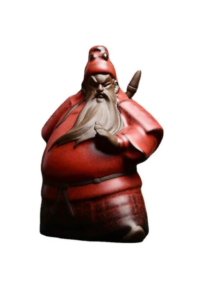 Guan Yu Seramik Çay Seremonisi Figürü