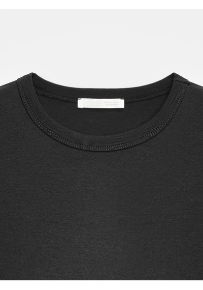 Dilvin 32779 Bisiklet Yaka T-shirt-siyah