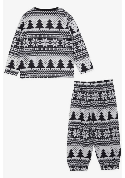 Breeze Erkek Bebek Pijama Takımı Çam Ağacı Desenli 9 Ay-3 Yaş, Karışık Renk