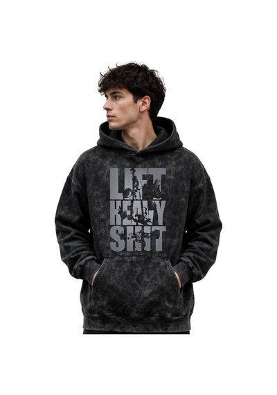 Sevbano Lift Heavy Shit Fitness Gym Bodybuilding Baskılı Unisex Oversize Siyah Sevbano Lift Heavy Shit Fitness Gym Bodybuilding Baskılı Unisex Oversize Siyah