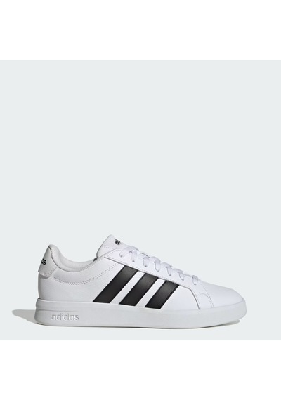 Ftwwht/cblack/ftwwht Adidas Erkek Günlük Spor Ayakkabı Grand Court Base 3.0 Jr4613 Beyaz