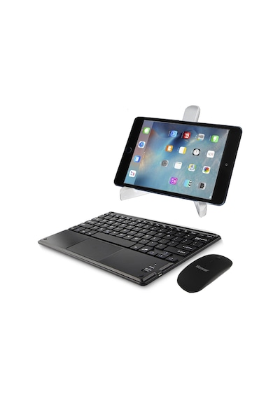 Apple Uyumlu iPad, Air 11 2024 Bt Touchpad Klavye 25cm+mouse+stand-al2759