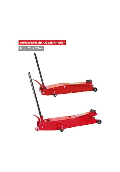 Profesyonel Tip Arabalı Kriko 2 Ton