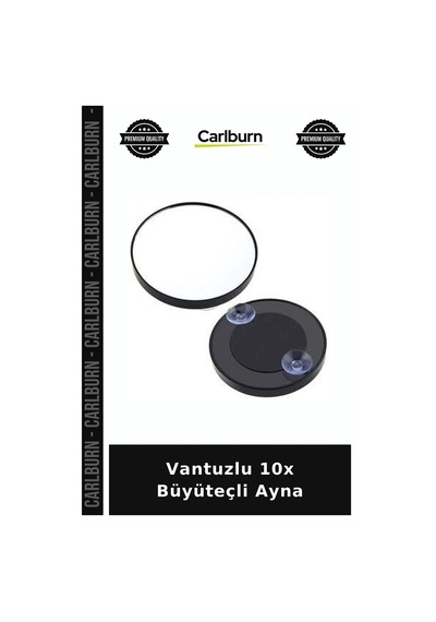 Vantuzlu 10x Büyüteçli Ayna Banyo Ürünü Makyaj Yardımcısı Detay Aynası