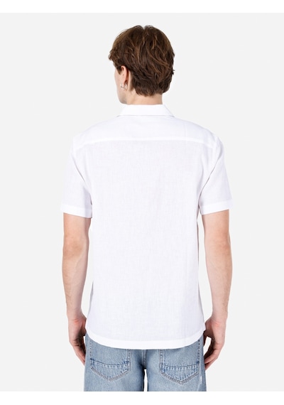 Colin's Colins Normal Kesim Shirt Yaka Cepli Beyaz Erkek Kısa Kol Gömlek Cl1068758 Cl1068758 Q1.v1 Wht Beyaz