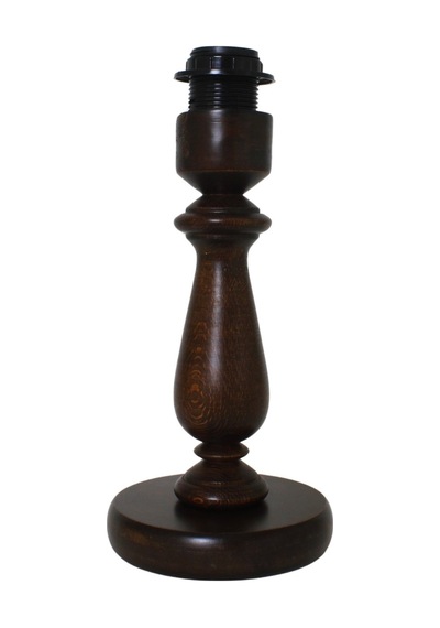 Koyu Ceviz Ahşap Abajur Ayak Vintage Model Ayk001245 Ceviz