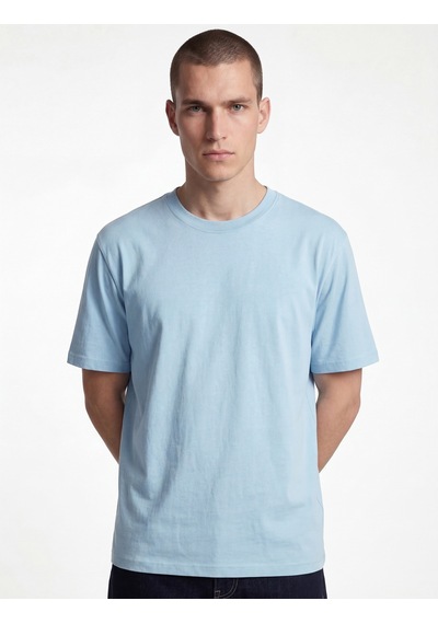 Koton Regular Fit Kısa Kollu Bisiklet Yaka Pamuklu Basic Tişört Mavi 6sam10332mk Koton Regular Fit Kısa Kollu Bisiklet Yaka Pamuklu Basic Tişört Mavi 6sam10332mk