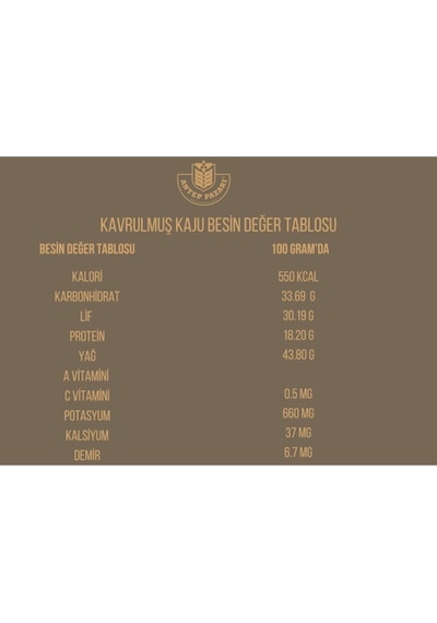 Kaju Yagsız Kavrulmuş 1000gr Diğer