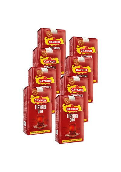 Tiryaki Dökme Çay 1000 Gr. Sekizli Paket