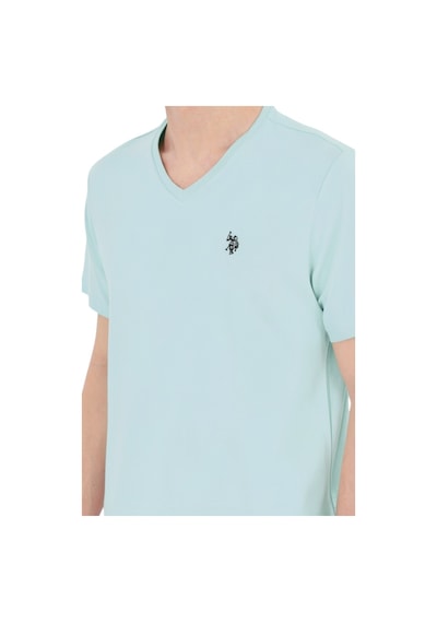 U.S. Polo Assn. Erkek V Yaka T-shirt Nil