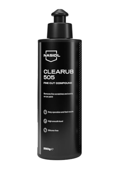 Nasiol Clearub 505 İnce Çizik Giderici Pasta 250g Polisaj Pastası, Çizik Giderme, Pasta Cila, Boya Parlatma