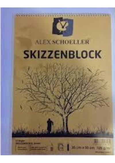 Alex Schoeller Bloknot Spiralli Kraft 35X50 Cm Alx-1175