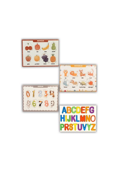 Capellawoodworks Bultak Puzzle Oyunu 4'lü Set